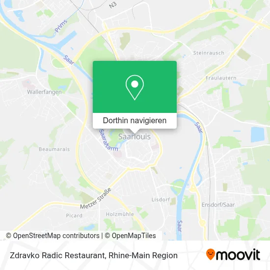 Zdravko Radic Restaurant Karte