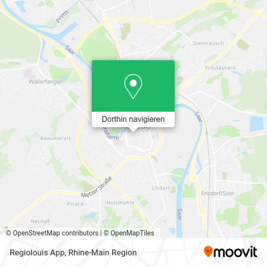 Regiolouis App Karte