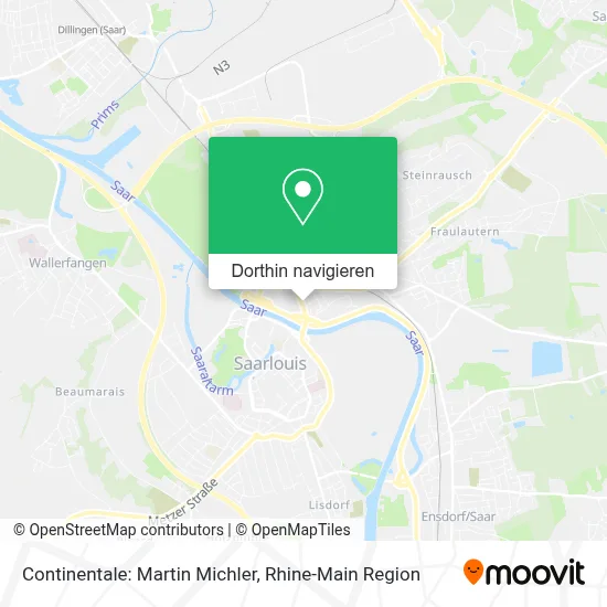 Continentale: Martin Michler Karte