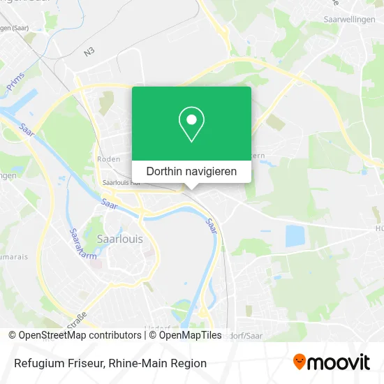 Refugium Friseur Karte