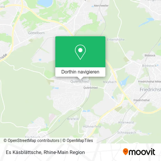 Es Käsblättsche Karte