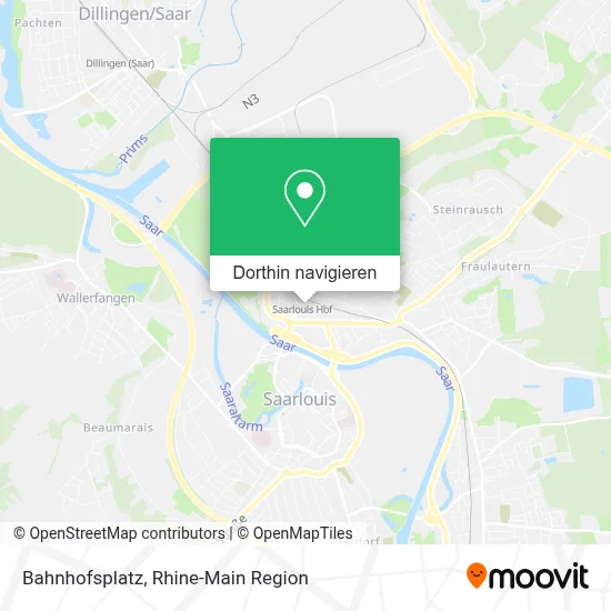 Bahnhofsplatz Karte