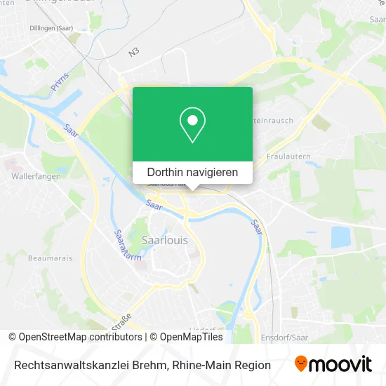 Rechtsanwaltskanzlei Brehm Karte