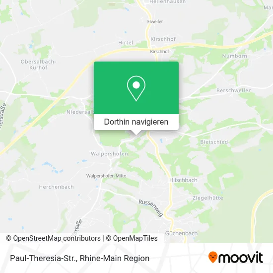 Paul-Theresia-Str. Karte