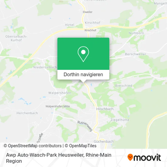 Awp Auto-Wasch-Park Heusweiler Karte