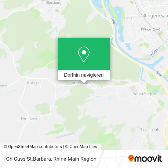 Gh Guss St.Barbara Karte