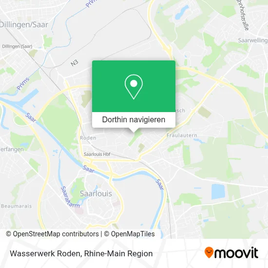 Wasserwerk Roden Karte