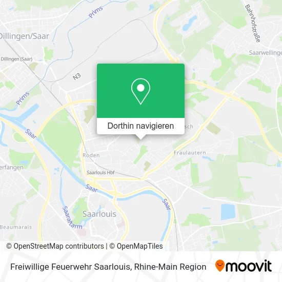 Freiwillige Feuerwehr Saarlouis Karte