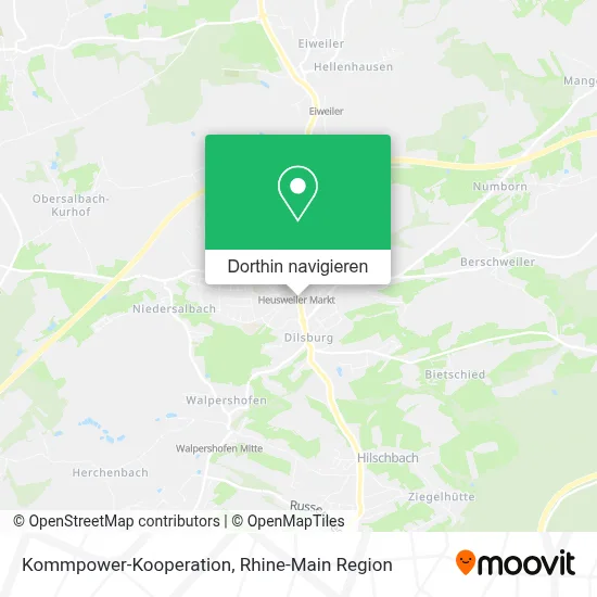 Kommpower-Kooperation Karte