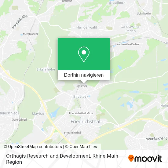 Orthagis Research and Development Karte