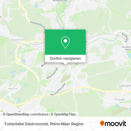 Futterliebe Gastronomie Karte