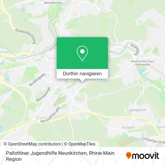 Pallottiner Jugendhilfe Neunkirchen Karte