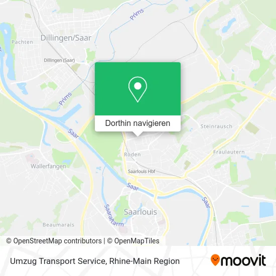 Umzug Transport Service Karte