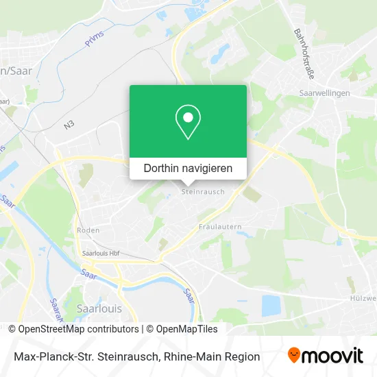 Max-Planck-Str. Steinrausch Karte