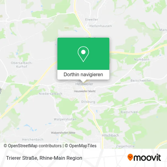 Trierer Straße Karte