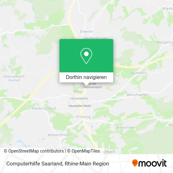 Computerhilfe Saarland Karte