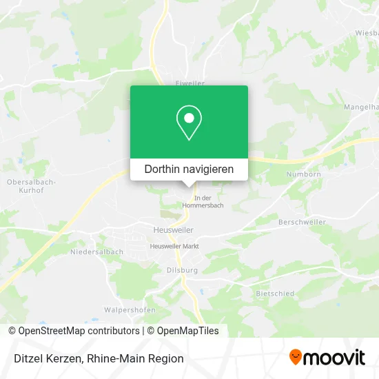 Ditzel Kerzen Karte