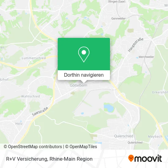 R+V Versicherung Karte