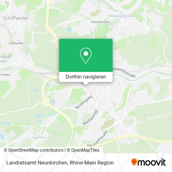 Landratsamt Neunkirchen Karte
