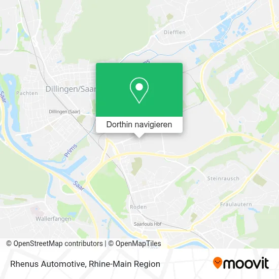 Rhenus Automotive Karte