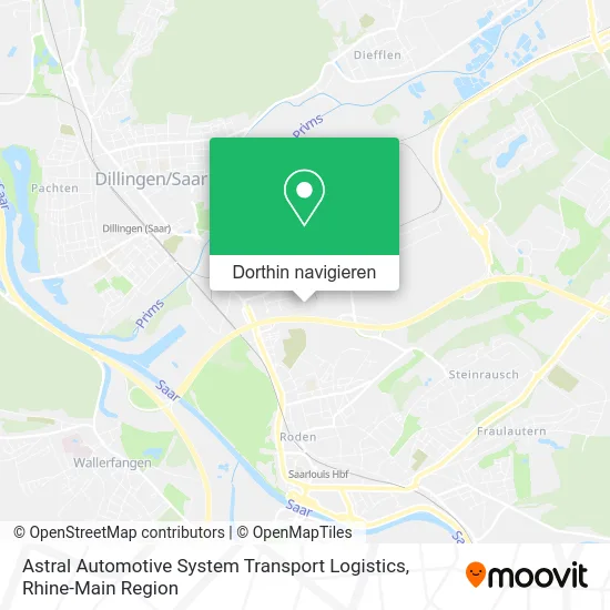 Astral Automotive System Transport Logistics Karte