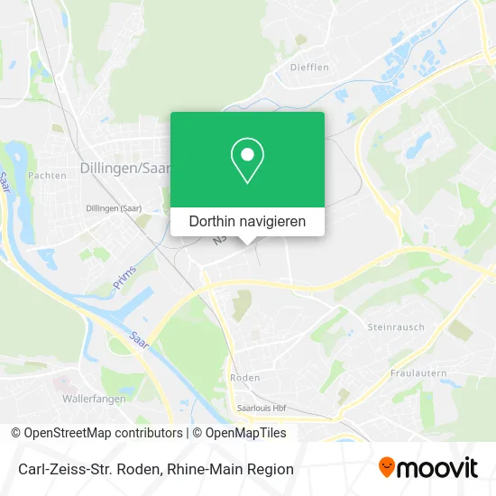 Carl-Zeiss-Str. Roden Karte