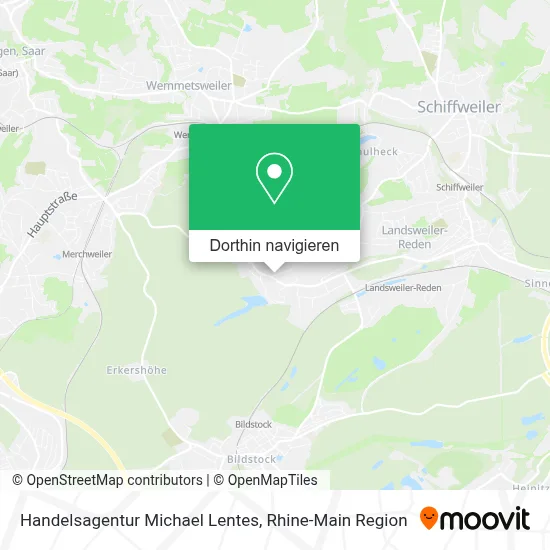 Handelsagentur Michael Lentes Karte