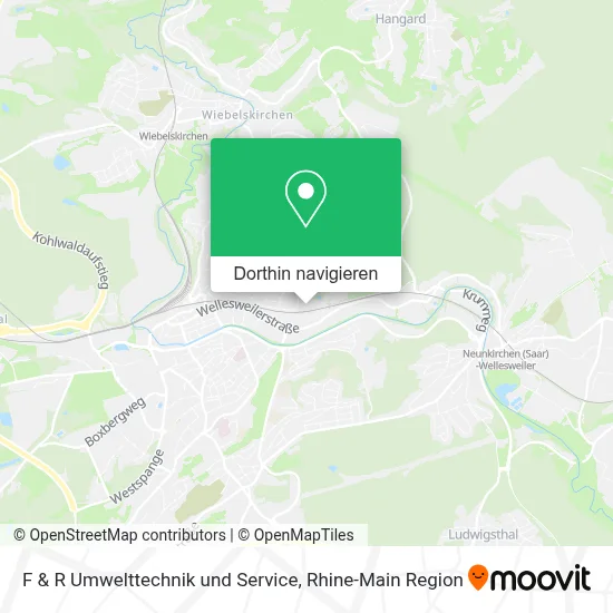 F & R Umwelttechnik und Service Karte