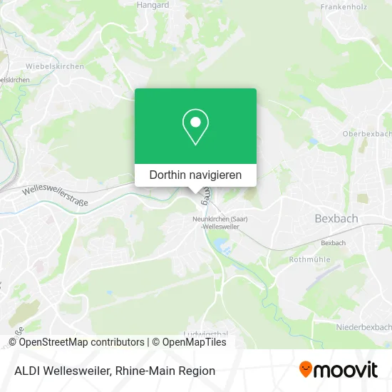 ALDI Wellesweiler Karte