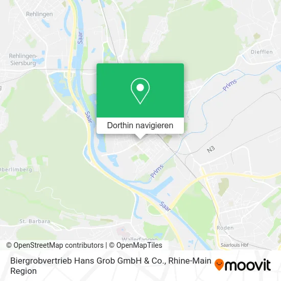 Biergrobvertrieb Hans Grob GmbH & Co. Karte