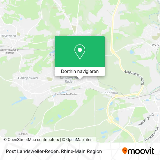 Post Landsweiler-Reden Karte