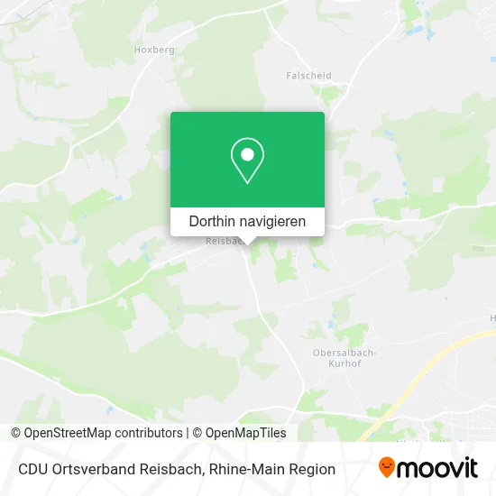 CDU Ortsverband Reisbach Karte