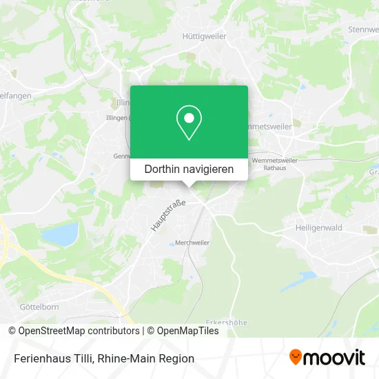 Ferienhaus Tilli Karte