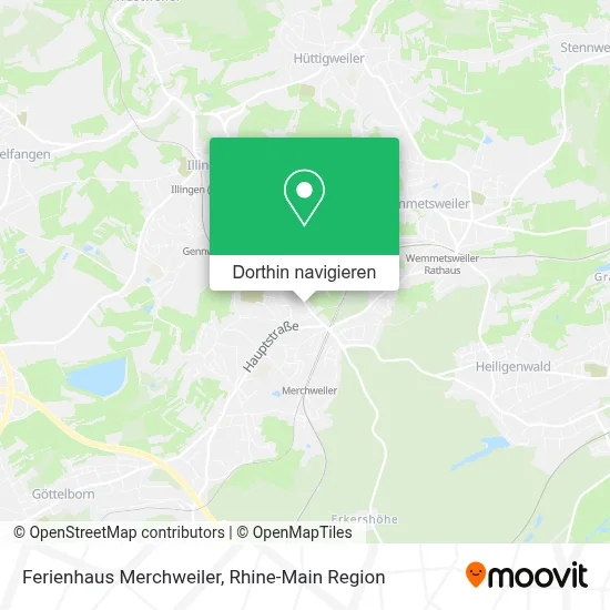Ferienhaus Merchweiler Karte