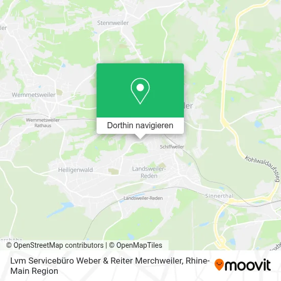 Lvm Servicebüro Weber & Reiter Merchweiler Karte