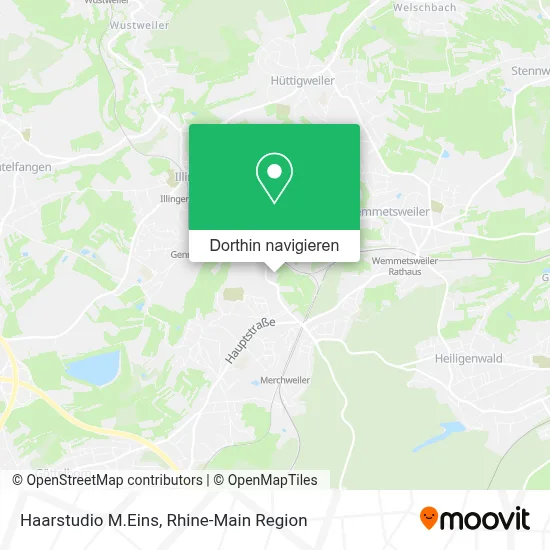 Haarstudio M.Eins Karte