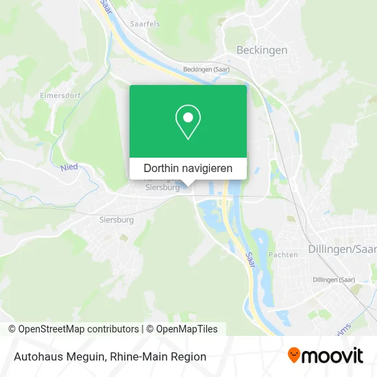 Autohaus Meguin Karte