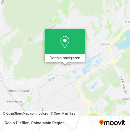 Radio Diefflen Karte