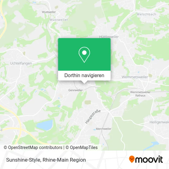 Sunshine-Style Karte