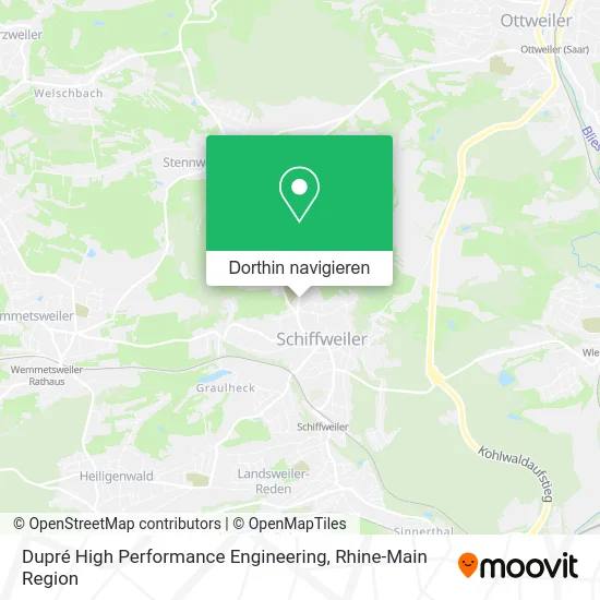 Dupré High Performance Engineering Karte