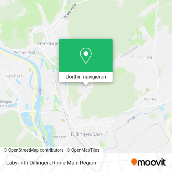 Labyrinth Dillingen Karte