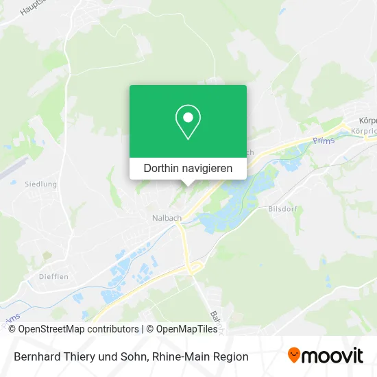 Bernhard Thiery und Sohn Karte