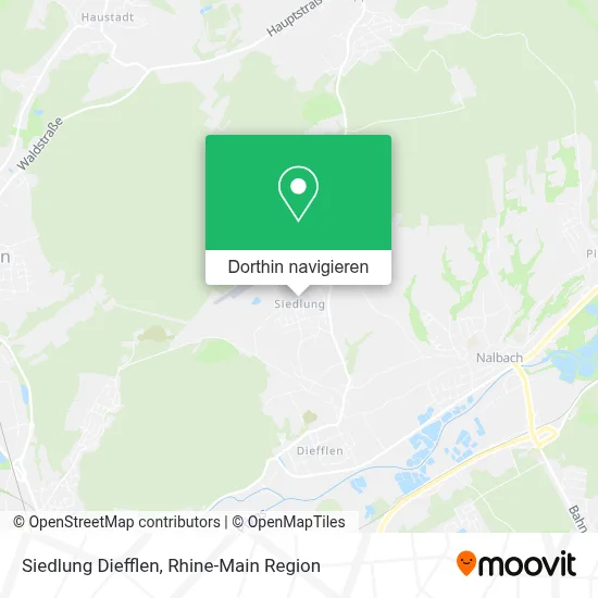 Siedlung Diefflen Karte
