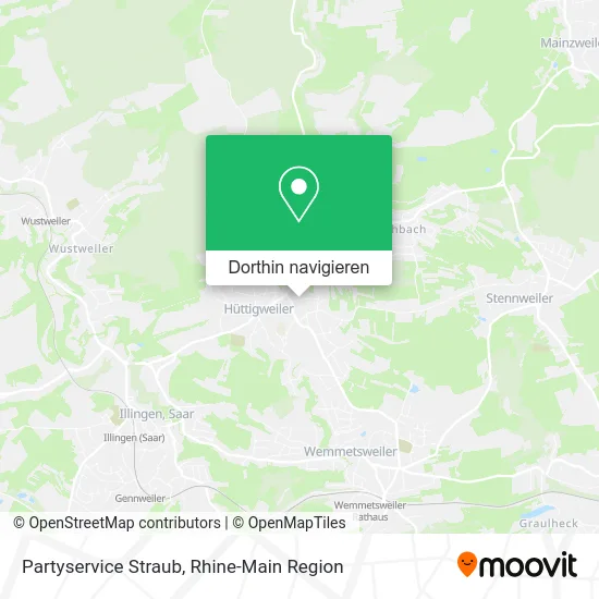 Partyservice Straub Karte