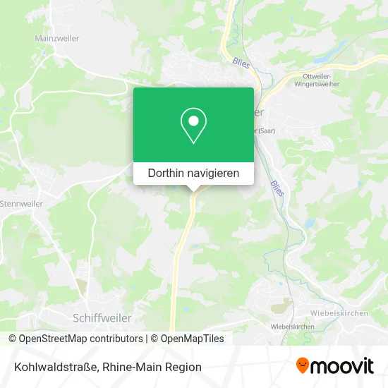 Kohlwaldstraße Karte