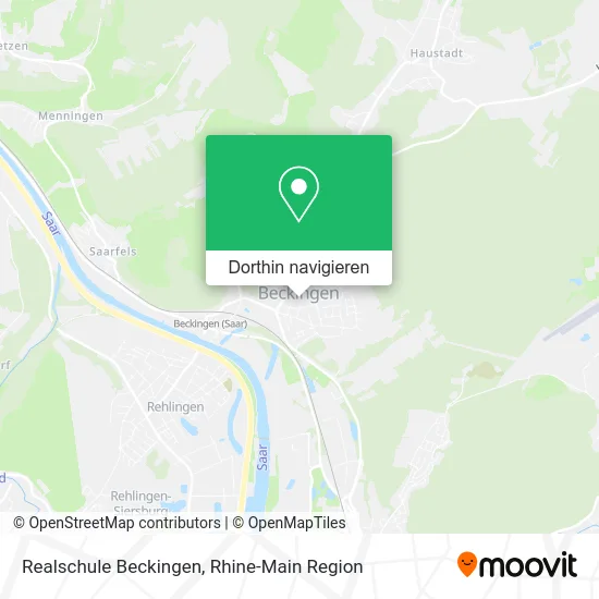 Realschule Beckingen Karte