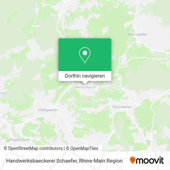 Handwerksbaeckerei Schaefer Karte