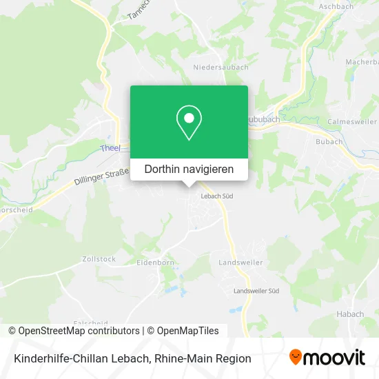 Kinderhilfe-Chillan Lebach Karte