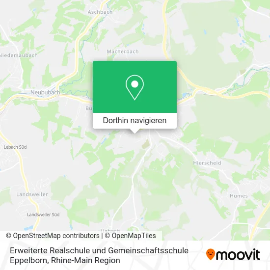 Erweiterte Realschule und Gemeinschaftsschule Eppelborn Karte