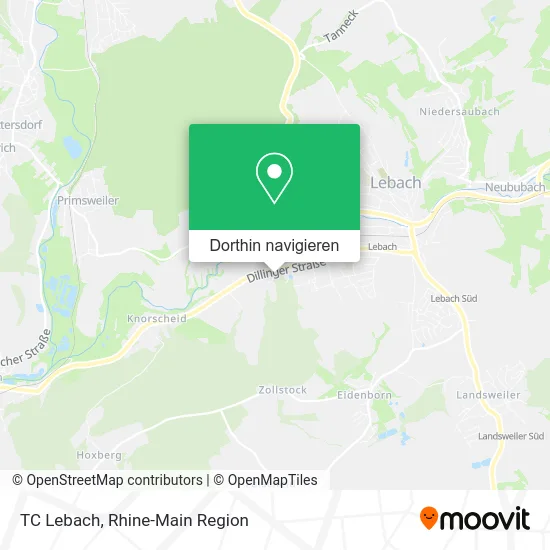 TC Lebach Karte